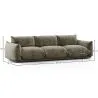 Sofa 3-osobowa - Tapicerowana welurem - Wers image 7