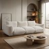 Sofa 3-osobowa - Tapicerowana tkaniną bouclé - Wers image 7