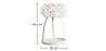 Lampa stołowa - Lampa sufitowa z kryształowymi przyciskami - Mała - Savoni



 image 7