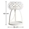 Lampa stołowa - Lampa sufitowa z kryształowymi przyciskami - Mała - Savoni



 image 7