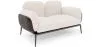 Sofa dwuosobowa - Tapicerka z tkaniny bouclé - Vandan image 7