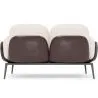 Sofa dwuosobowa - Tapicerka z tkaniny bouclé - Vandan image 7