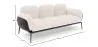 Sofa trzyosobowa - Tapicerka z tkaniny bouclé - Vandan image 7