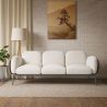 Sofa trzyosobowa - Tapicerka z tkaniny bouclé - Vandan image 7