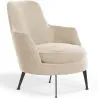 Fotel Designerski Tapicerowany w Aksamicie Styl Współczesny - Hanneh image 7