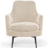 Fotel Designerski Tapicerowany w Aksamicie Styl Współczesny - Hanneh image 7