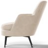 Fotel Designerski Tapicerowany w Aksamicie Styl Współczesny - Hanneh image 7