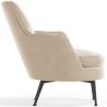 Fotel Designerski Tapicerowany w Aksamicie Styl Współczesny - Hanneh image 7