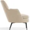 Fotel Designerski Tapicerowany w Aksamicie Styl Współczesny - Hanneh image 7