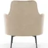 Fotel Designerski Tapicerowany w Aksamicie Styl Współczesny - Hanneh image 7