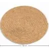 Okrągły dywan z juty - Boho Bali - 100 CM - Kavya image 7