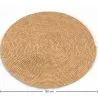Okrągły dywan z juty - Boho Bali - 150 CM - Kavya image 7