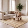 Prostokątny dywan z juty - Boho Bali - 100x120 CM - Ghana image 7
