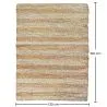 Prostokątny dywan z juty - Boho Bali - 120x150 CM - Ghana image 7