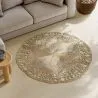 Okrągły dywan z juty - Boho Bali - 100 CM - Bilú image 7