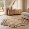 Okrągły dywan z juty - Boho Bali - 120 CM - Niluh image 7