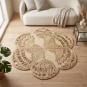 Okrągły dywan z juty - Boho Bali - 120 CM - Niluh image 7