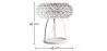 Lampa stołowa - Lampa stołowa - kryształowe przyciski Lampa do salonu - duża - Savoni image 7
