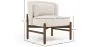 Fauteuil in Bouclé-stof en hout - Brina image 7