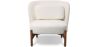 Fauteuil in Bouclé-stof en hout - Brina image 7