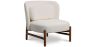 Fauteuil in Bouclé-stof en hout - Brina image 7