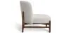 Fauteuil in Bouclé-stof en hout - Brina image 7