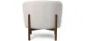 Fauteuil in Bouclé-stof en hout - Brina image 7