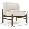Fauteuil in Bouclé-stof en hout - Brina image 7