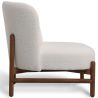 Fauteuil in Bouclé-stof en hout - Brina image 7