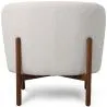 Fauteuil in Bouclé-stof en hout - Brina image 7