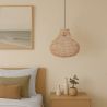 Lampa sufitowa z rattanu - Lampa wisząca boho Bali - Wayan image 7