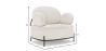 Fotel designerski - Tapicerowany tkaniną bouclé - Baman image 7