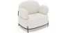 Fotel designerski - Tapicerowany tkaniną bouclé - Baman image 7