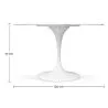 Okrągły stół - 120 cm - marmur - Tulip image 7