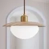 Lampa Wisząca na Suficie - Drewno - Quinci image 7