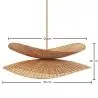 Wisząca lampa z rattanu - Boho Bali - Buju image 7