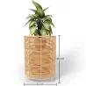Okrągła donica podłogowa – styl boho – 46 cm – Laers image 7