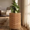 Okrągła donica podłogowa – styl boho – 46 cm – Laers image 7