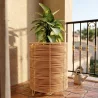 Okrągła donica podłogowa – styl boho – 46 cm – Laers image 7