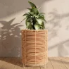 Okrągła donica podłogowa – styl boho – 46 cm – Laers image 7