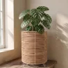 Okrągła donica podłogowa – styl boho – 46 cm – Laers image 7