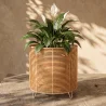 Okrągły Doniczka podłogowa - Styl Boho - 28 CM - Laers image 7