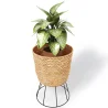Okrągły Doniczka podłogowa - Styl Boho - 46 CM - Firna image 7