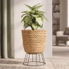 Okrągły Doniczka podłogowa - Styl Boho - 46 CM - Firna image 7