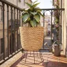 Okrągły Doniczka podłogowa - Styl Boho - 46 CM - Firna image 7