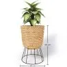 Okrągły Doniczka podłogowa - Styl Boho - 46 CM - Firna image 7