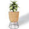 Okrągły Doniczka podłogowa - Styl Boho - 46 CM - Firna image 7