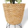 Okrągły Doniczka podłogowa - Styl Boho - 46 CM - Firna image 7