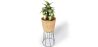 Okrągły Doniczka podłogowa - Styl Boho - 65 CM - Firna image 7