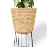 Okrągły Doniczka podłogowa - Styl Boho - 65 CM - Firna image 7